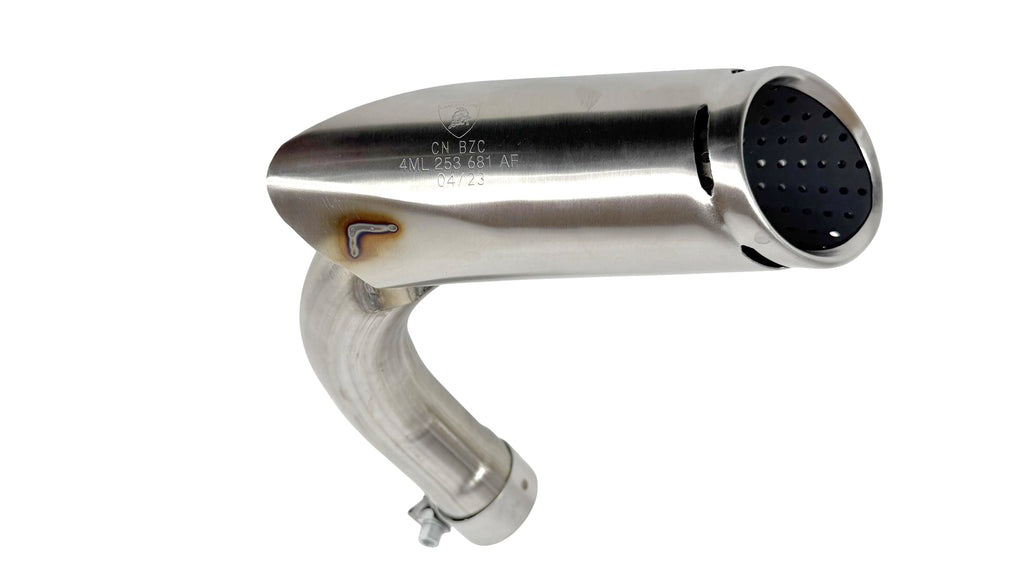 LAMBORGHINI URUS BRUSHED SILVER  OUTER LEFT  EXHAUST TIP 4ML253681AF