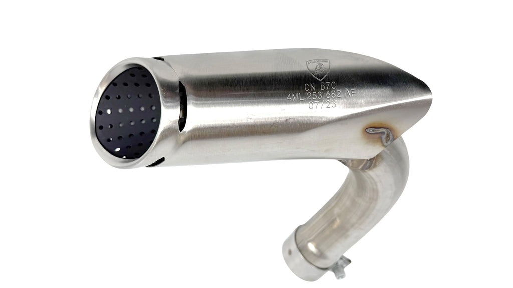 LAMBORGHINI URUS BRUSHED SILVER  INNER RIGHT EXHAUST TIP 4ML253682AF