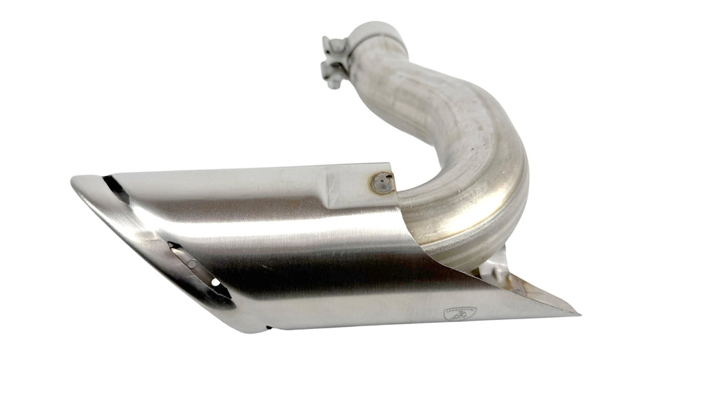 LAMBORGHINI URUS BRUSHED SILVER OUTER LEFT EXHAUST TIP 4ML253682AG