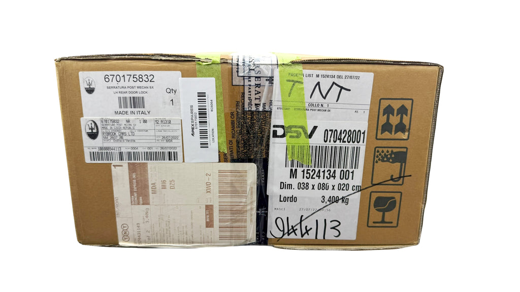 MASERATI GHIBLI (2017 ONWARDS) LH REAR DOOR LOCK 670175832