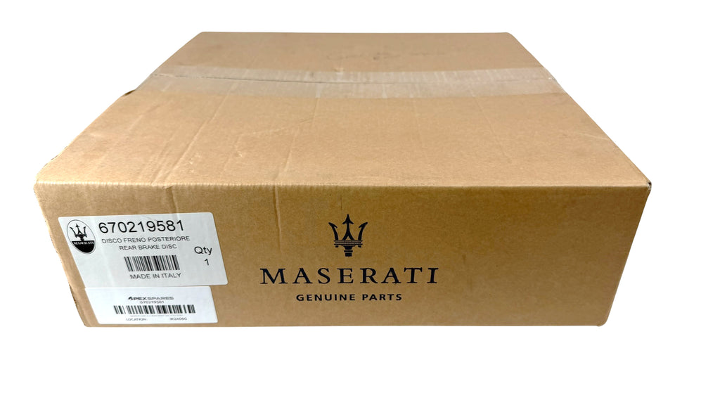 MASERATI GRECALE REAR BRAKE DISC 670219581
