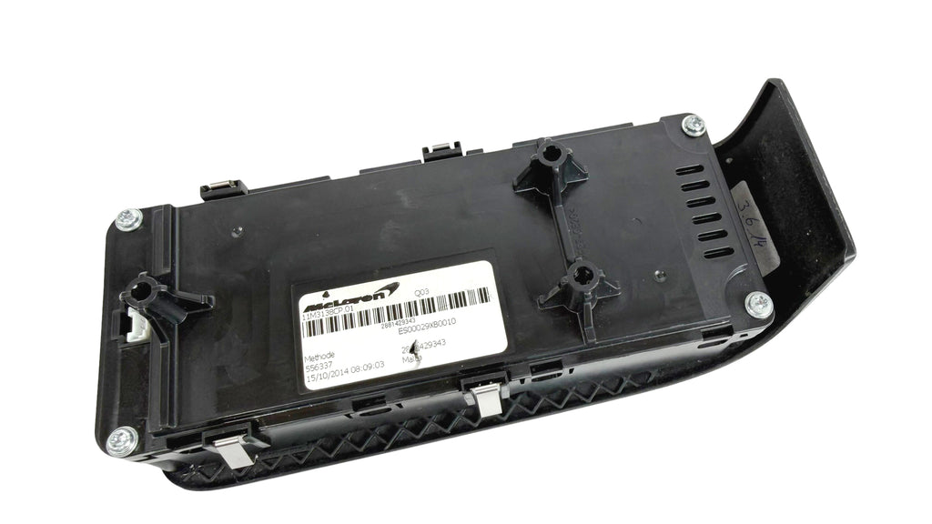 MCLAREN MP4/ 650S SWITCH PANEL DRIVER HVAC (GLOSS CARBON) 11M3138CP