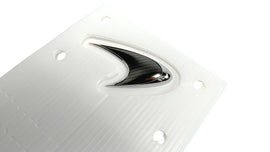 MCLAREN P1  CARBON FIBRE BONNET BADGE 12A9388CP