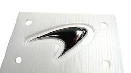 MCLAREN P1  CARBON FIBRE BONNET BADGE 12A9388CP