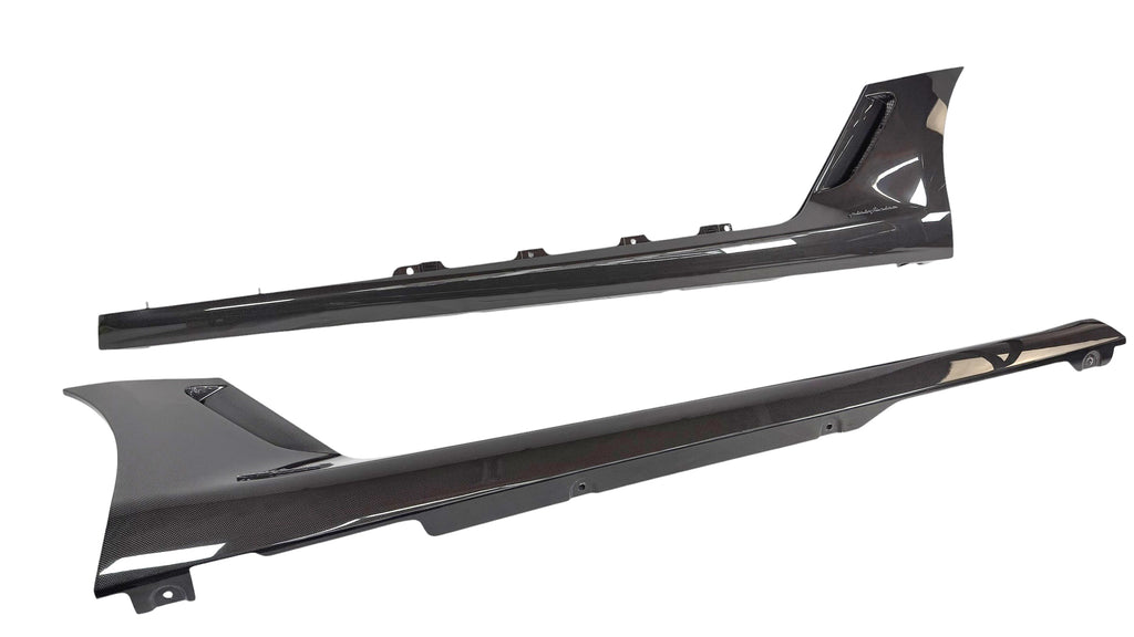 FERRARI 599 GTB FIORANO CARBON SIDE SKIRTS SET (RARE) 70002225