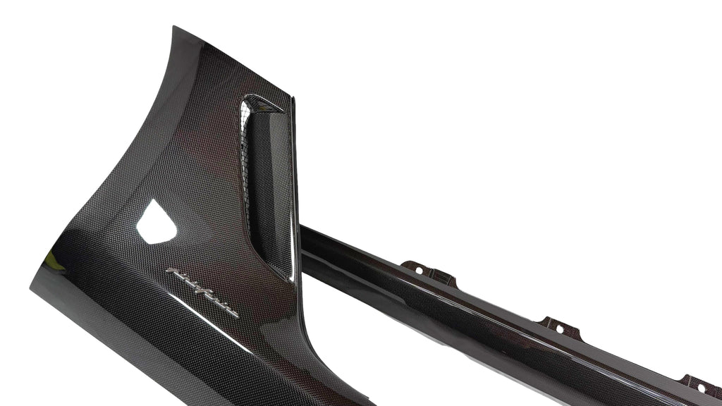 FERRARI 599 GTB FIORANO CARBON SIDE SKIRTS SET (RARE) 70002225