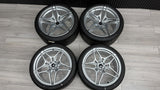 MCLAREN 720S 5-SPOKE LIGHT WEIGHT ALLOY WHEELS SET - SILVER