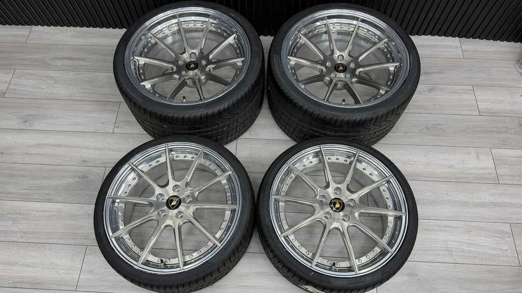 LAMBORGHINI MURCIELAGO 20/21" 2 PIECE SP-1 WHEELS BY APEX FORGED