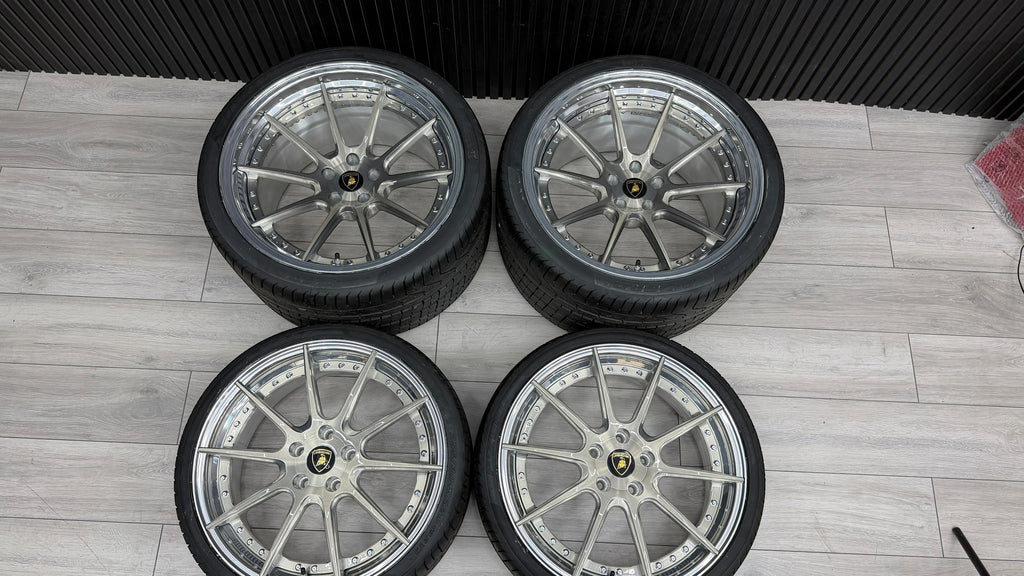 LAMBORGHINI MURCIELAGO 20/21" 2 PIECE SP-1 WHEELS BY APEX FORGED