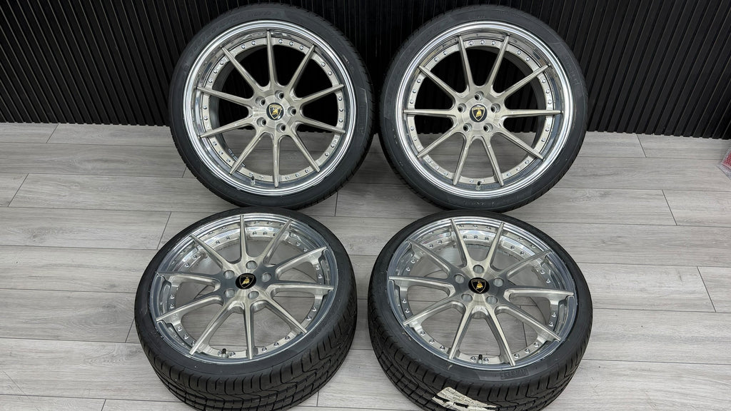 LAMBORGHINI MURCIELAGO 20/21" 2 PIECE SP-1 WHEELS BY APEX FORGED