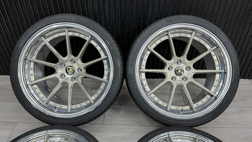 LAMBORGHINI MURCIELAGO 20/21" 2 PIECE SP-1 WHEELS BY APEX FORGED