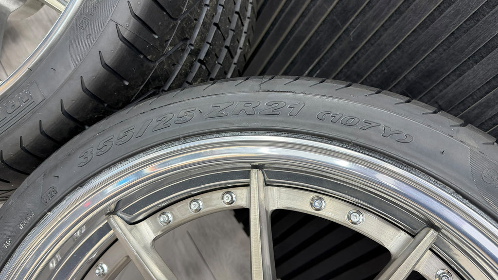 LAMBORGHINI MURCIELAGO 20/21" 2 PIECE SP-1 WHEELS BY APEX FORGED