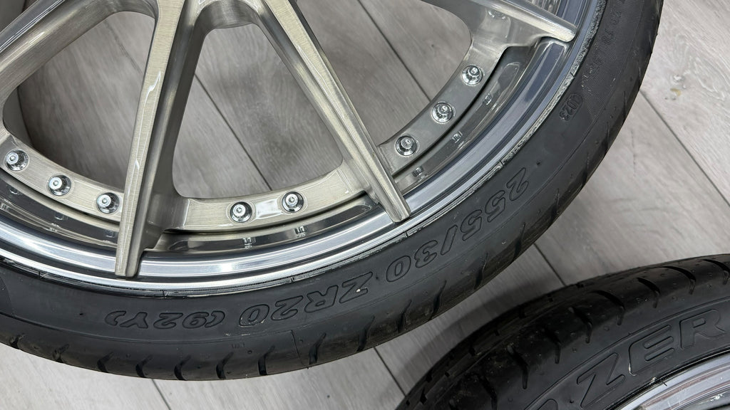 LAMBORGHINI MURCIELAGO 20/21" 2 PIECE SP-1 WHEELS BY APEX FORGED
