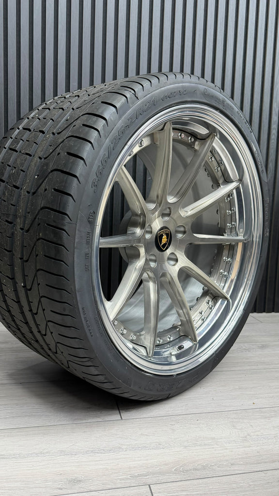 LAMBORGHINI MURCIELAGO 20/21" 2 PIECE SP-1 WHEELS BY APEX FORGED