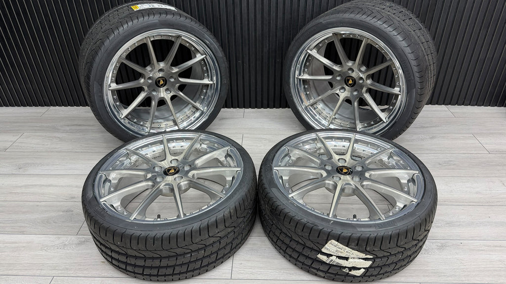 LAMBORGHINI MURCIELAGO 20/21" 2 PIECE SP-1 WHEELS BY APEX FORGED