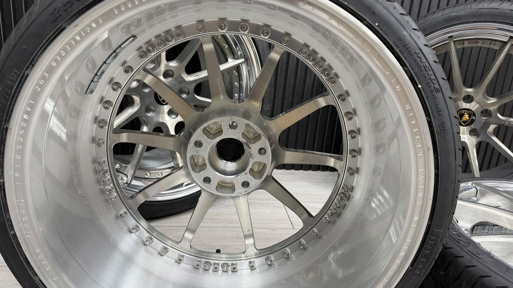 LAMBORGHINI MURCIELAGO 20/21" 2 PIECE SP-1 WHEELS BY APEX FORGED