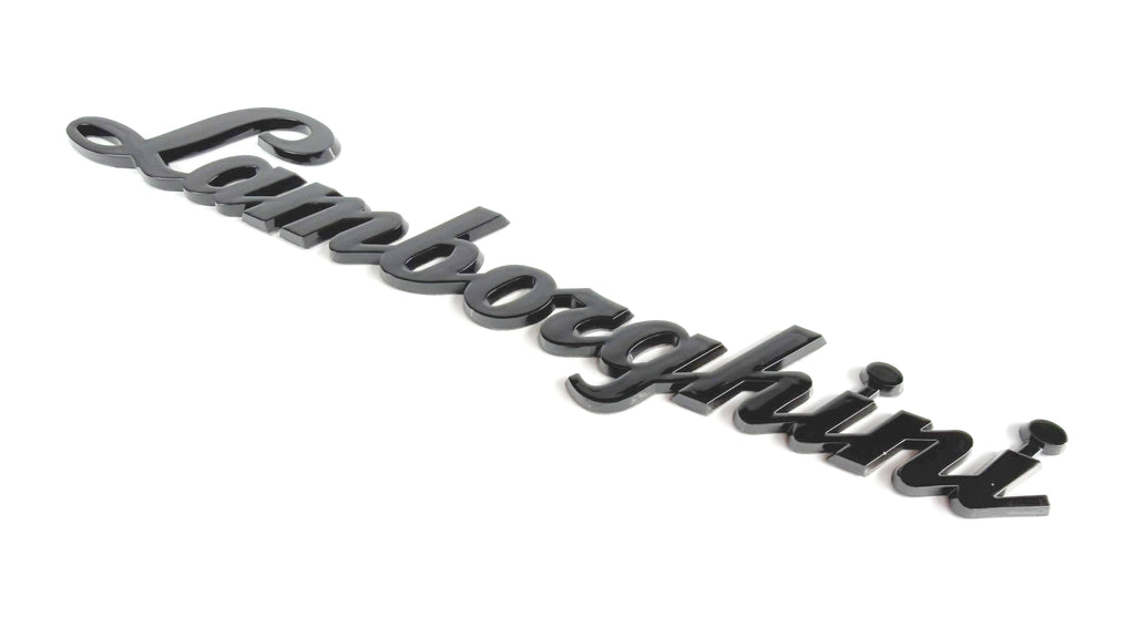 LAMBORGHINI HURACAN REAR NAME BADGE (BLACK) 4T0853742A