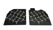 Load image into Gallery viewer, LAMBORGHINI AVENTADOR SV/ SVJ ALUMINIUM FLOOR MATS SET BLACK/ SILVER 472863691B