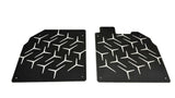 LAMBORGHINI AVENTADOR SV/ SVJ ALUMINIUM FLOOR MATS SET BLACK/ SILVER 472863691B