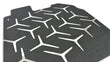 Load image into Gallery viewer, LAMBORGHINI AVENTADOR SV/ SVJ ALUMINIUM FLOOR MATS SET BLACK/ SILVER 472863691B
