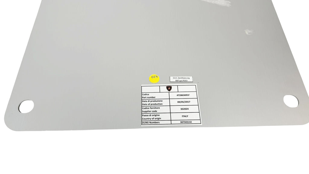 LAMBORGHINI HURACAN PERFORMANTE ALUMINIUM FLOOR MATS 4T2863691F