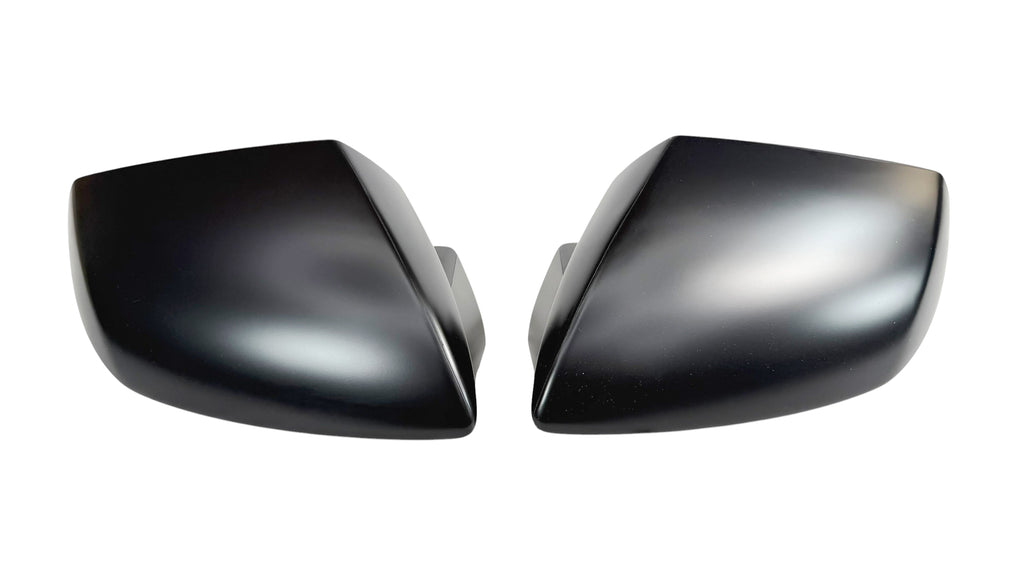 LAMBORGHINI HURACAN SATIN BLACK MIRROR CAPS SET 4T0857387H 4T0857388H