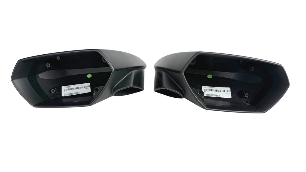 LAMBORGHINI HURACAN SATIN BLACK MIRROR CAPS SET 4T0857387H 4T0857388H