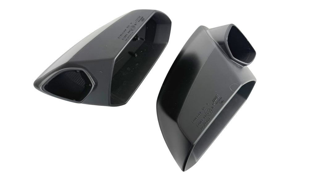 LAMBORGHINI HURACAN SATIN BLACK MIRROR CAPS SET 4T0857387H 4T0857388H