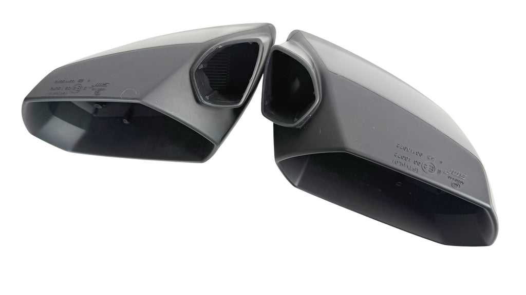 LAMBORGHINI HURACAN SATIN BLACK MIRROR CAPS SET 4T0857387H 4T0857388H
