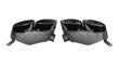Load image into Gallery viewer, BENTLEY GT/ GTC CONTINENTAL 2019+  QUAD OVAL EXHAUST TIPS (BLACK) 3SA253824G