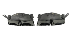 BENTLEY GT/ GTC CONTINENTAL 2019+  QUAD OVAL EXHAUST TIPS (BLACK) 3SA253824G