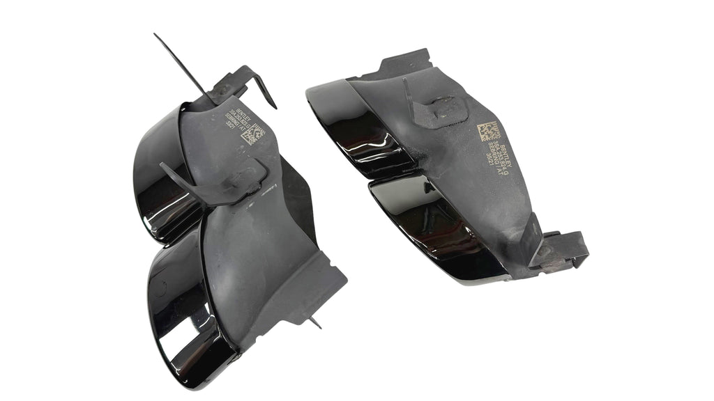BENTLEY GT/ GTC CONTINENTAL 2019+  QUAD OVAL EXHAUST TIPS (BLACK) 3SA253824G