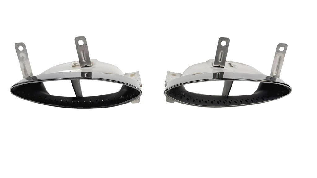 BENTLEY GT/ GTC CONTINENTAL 2019+ OVAL EXHAUST TIPS (BLACK) 3SA253824A
