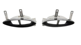 BENTLEY GT/ GTC CONTINENTAL 2019+ OVAL EXHAUST TIPS (BLACK) 3SA253824A