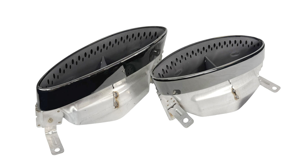 BENTLEY GT/ GTC CONTINENTAL 2019+ OVAL EXHAUST TIPS (BLACK) 3SA253824A