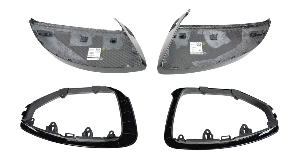 AUDI RS6/RS7 C8 CARBON FIBRE WING MIRROR COVERS SET  4K2857528A 4K2857508A