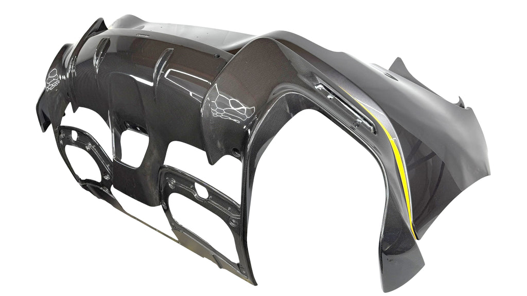 FERRARI PUROSANGUE REAR BUMPER WITH CARBON DIFFUSER 958048 985958029