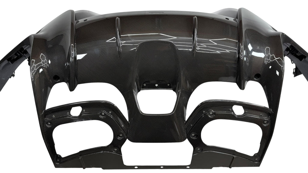 FERRARI PUROSANGUE REAR BUMPER WITH CARBON DIFFUSER 958048 985958029