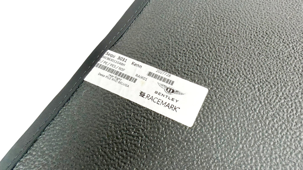 BENTLEY BENTAYGA BALUGA (BLACK)  FLOOR MATT SET (RHD) 36C863011G4BH