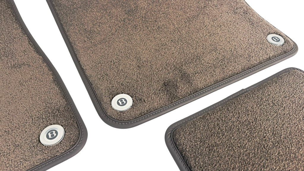 BENTLEY BENTAYGA BROWN BRITISH PERSUIT FLOOR MATT SET (RHD) 36C863011G6BH