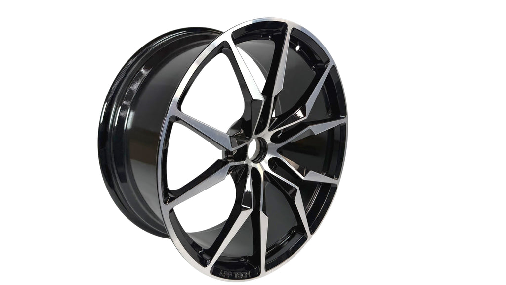 LAMBORGHINI AVENTADOR DIONE FRONT WHEEL 9JX20" - GLOSS BLACK/ MACHINE 470601017AR