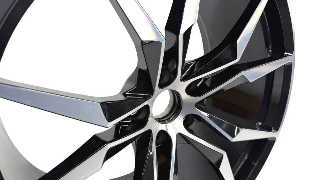 LAMBORGHINI AVENTADOR DIONE FRONT WHEEL 9JX20" - GLOSS BLACK/ MACHINE 470601017AR