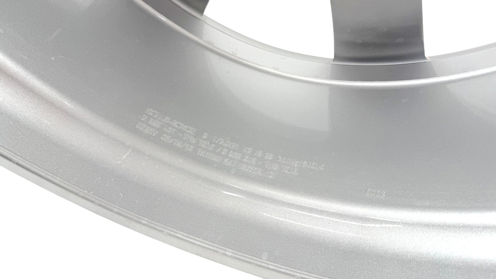 ROLLS ROYCE STYLE 603 19" SILVER/ POLISHED FRONT WHEEL 36116862642