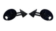 Load image into Gallery viewer, MCLAREN SLR BLACK WING MIRROR CASING PAIR - A1998110660 A1998110560