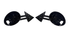 MCLAREN SLR BLACK WING MIRROR CASING PAIR - A1998110660 A1998110560