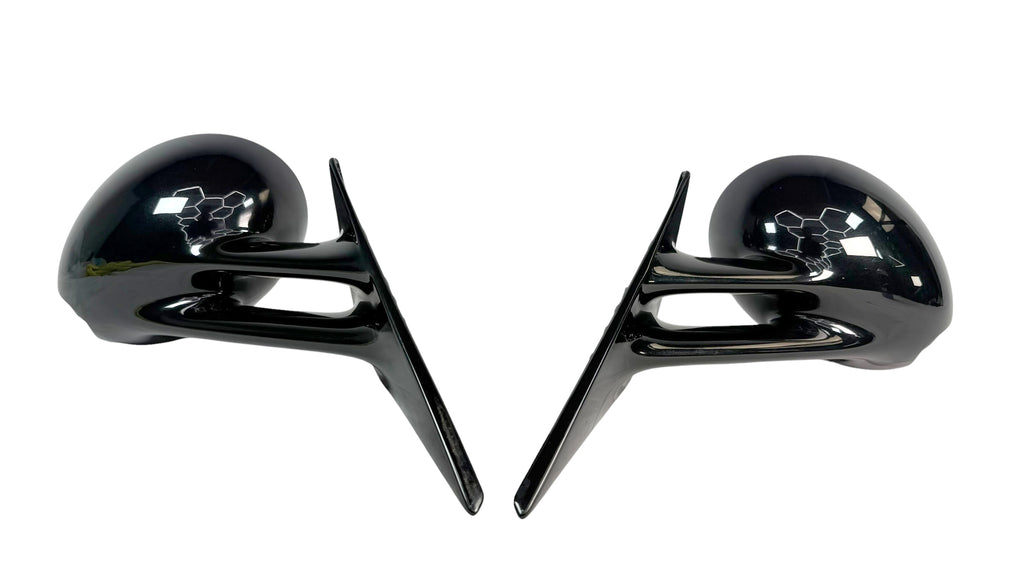 MCLAREN SLR BLACK WING MIRROR CASING PAIR - A1998110660 A1998110560