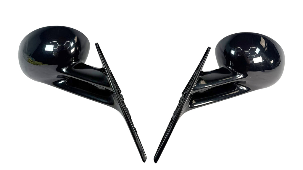 MCLAREN SLR BLACK WING MIRROR CASING PAIR - A1998110660 A1998110560