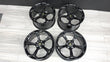 Load image into Gallery viewer, LAMBORGHINI URUS 22" NATH BLACK ALLOY WHEELS SET 4ML601025Q