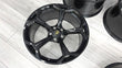 Load image into Gallery viewer, LAMBORGHINI URUS 22" NATH BLACK ALLOY WHEELS SET 4ML601025Q