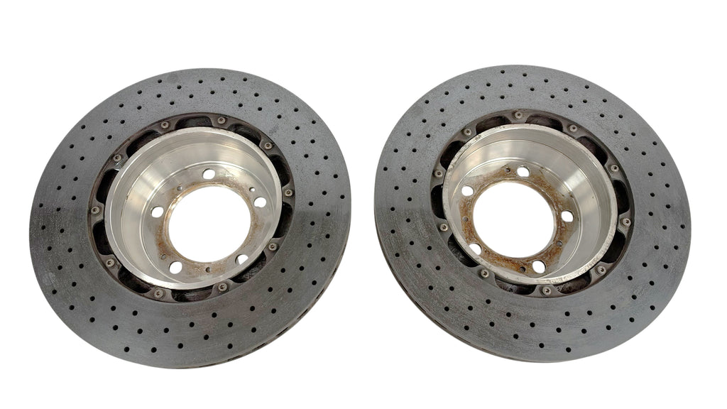 PORSCHE 997 GT3/ GT2 REAR CERAMIC DISC PAIR 99735203100 99735203200